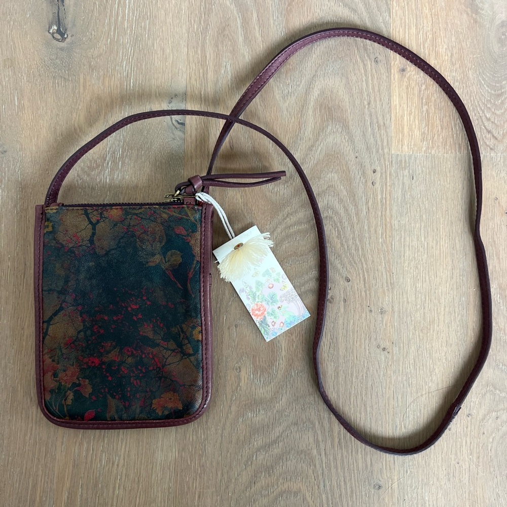 Brand new with tags Johnny Was crossbody bag. 5.5” wide, 7” tall, 1.5” deep.